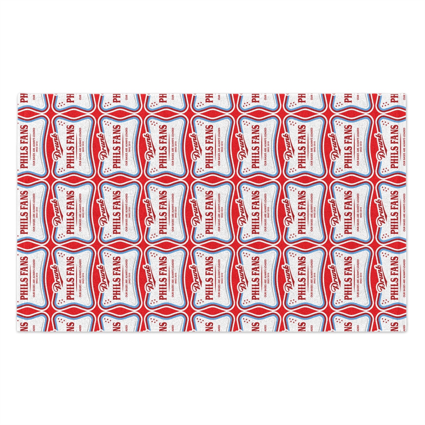 Drunk Phils Fans Rally Towel, Sports Towel, Game Day Essential, Cheer Towel, Philadelphia Phillies Gift