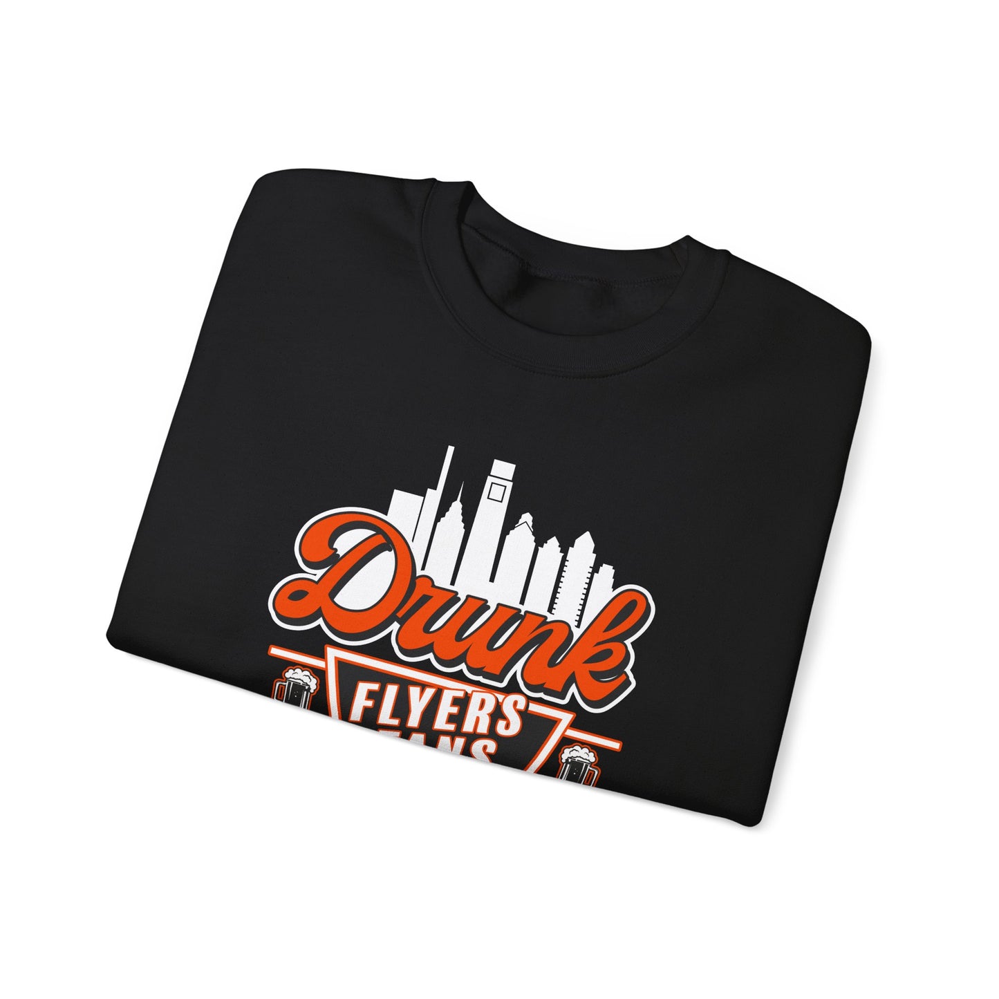 Drunk Flyers Fans Unisex Crewneck Sweatshirt | Sports Apparel, Casual Wear, Gift for Fans, Game Day Outfit, Comfortable Sweater