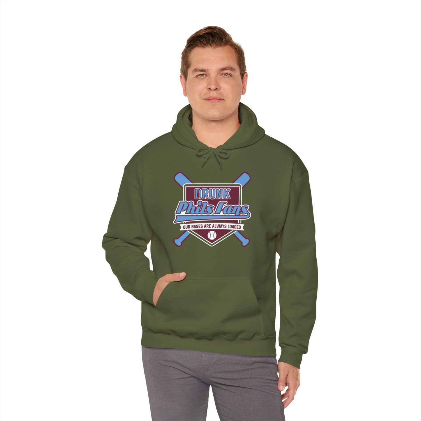 DPF Crossed Bats Hooded Sweatshirt