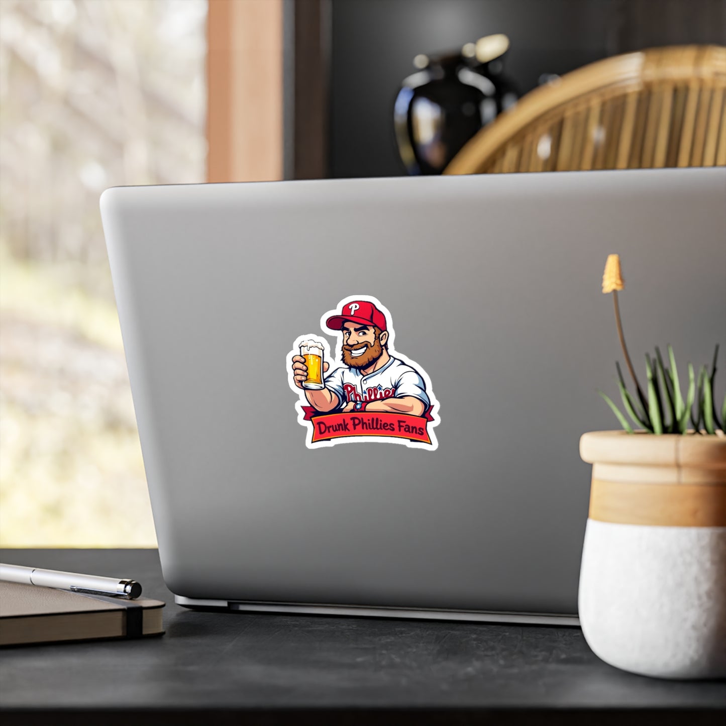 Drunk Phillies Fans Kiss-Cut Vinyl Decal | Perfect for Sports Lovers & Party Enthusiasts