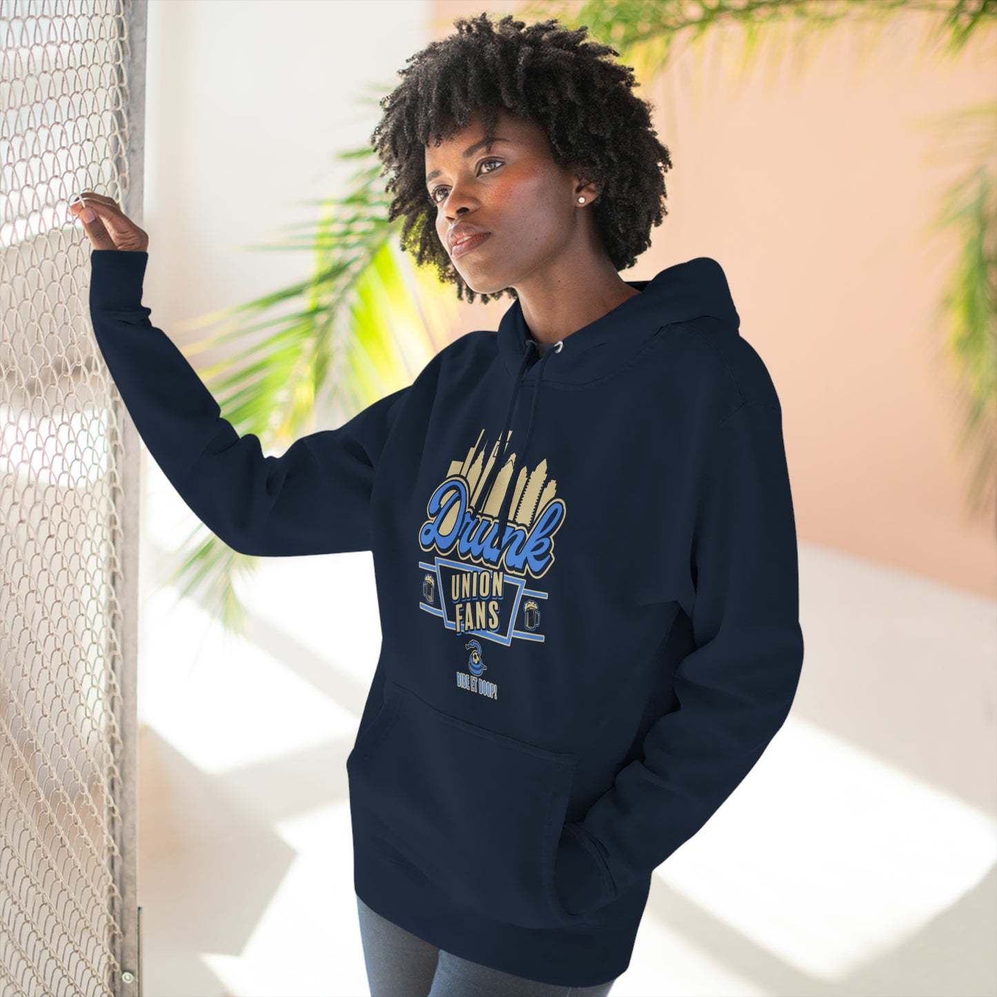 Drunk Union Fans Three-Panel Fleece Hoodie
