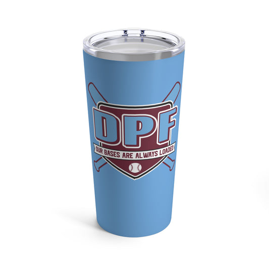DPF Initials Tumbler 20oz- Blue