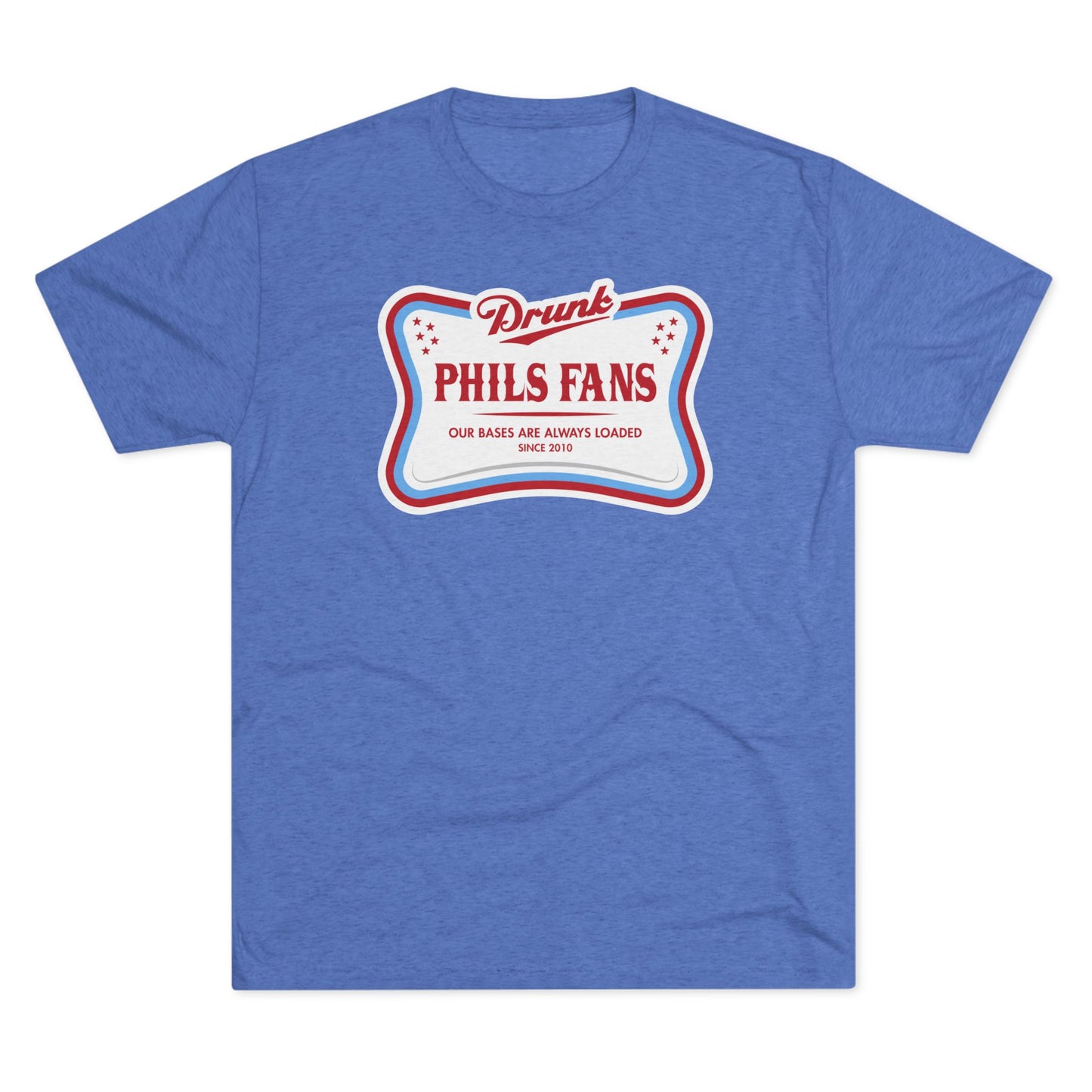 Drunk Phillies Fans Crew Tee, Unisex Sports Shirt, Baseball Game Apparel, Fun Fan Gear, Perfect for Gameday Parties