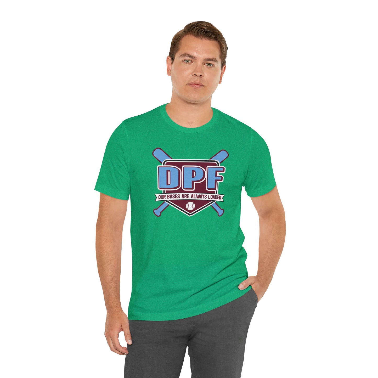 DPF Initials ST. Patrick's Day Colors T