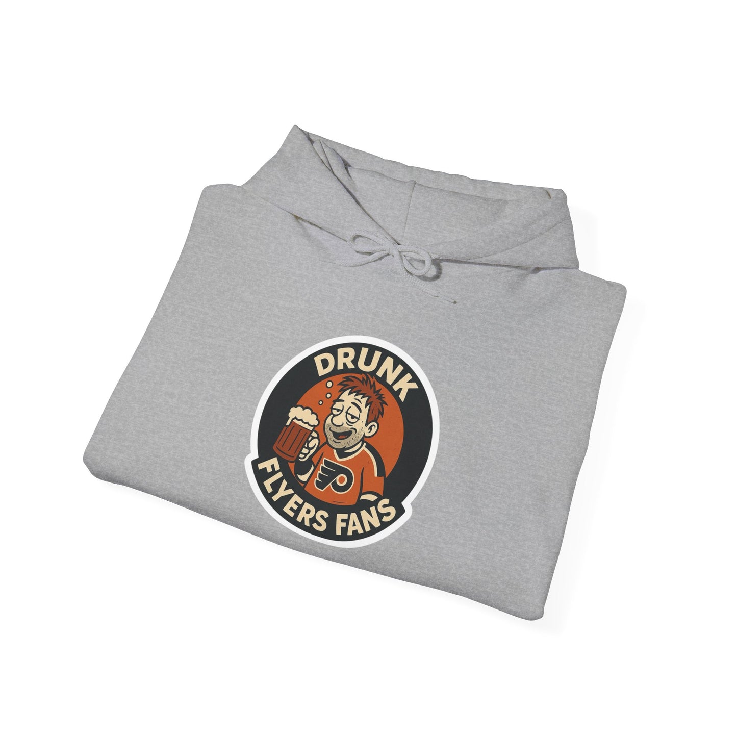 Drunk Flyers Fans Hoodie | Cozy Sports Sweatshirt, Game Day Apparel, Gift for Hockey Lovers, Trendy Unisex Hoodie, Perfect for Tailgates