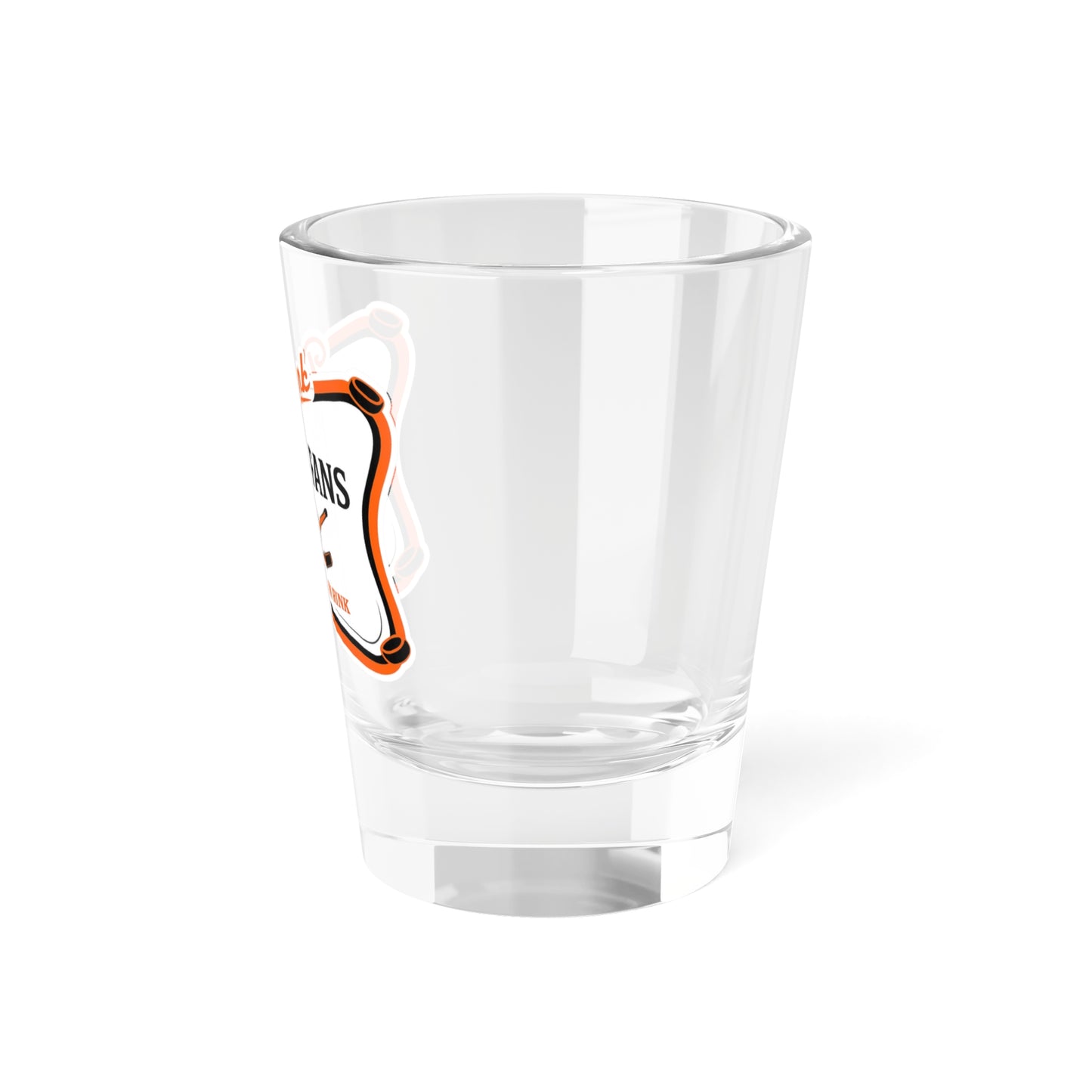 Drunk Flyers Fans Shot Glass — Funny Hockey Drinking Gift (1.5 oz)