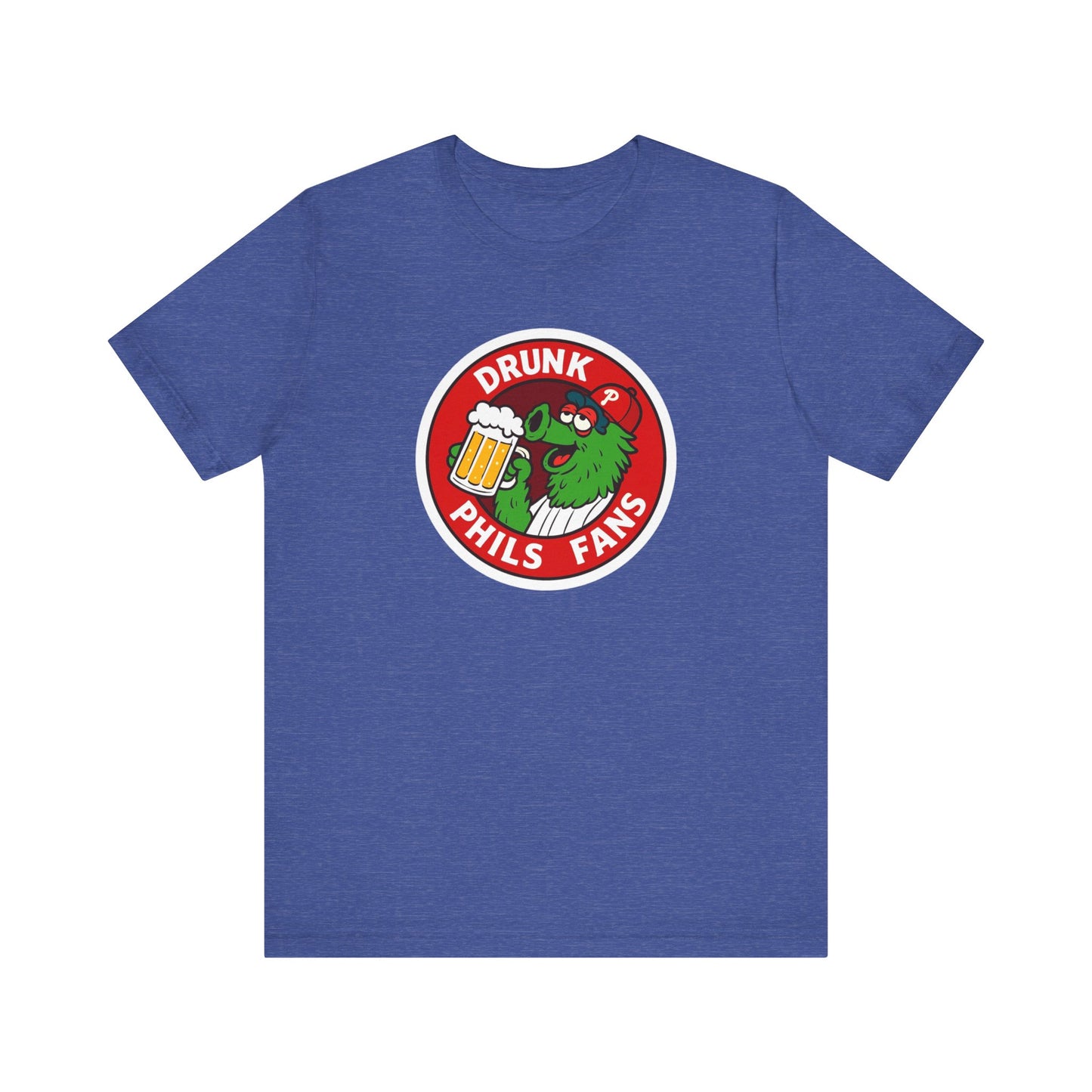 DRUNK-NATIC- Drunk Phils Fans Tee, Unisex Jersey Short Sleeve Tee, Baseball Fan Shirt, Phillies Apparel, Party Wear, Gift for Sports Lovers