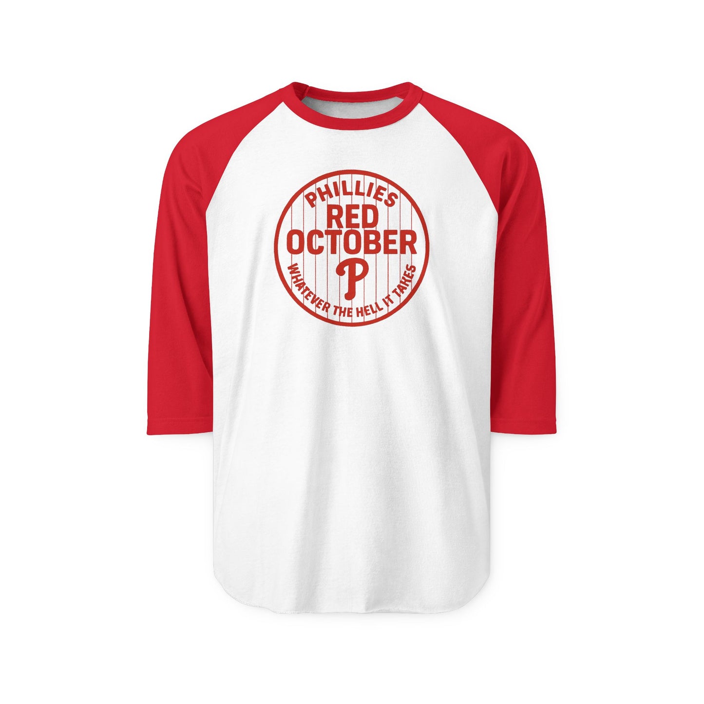 Whatever the Hell It Takes DPF Red October Raglan Shirt