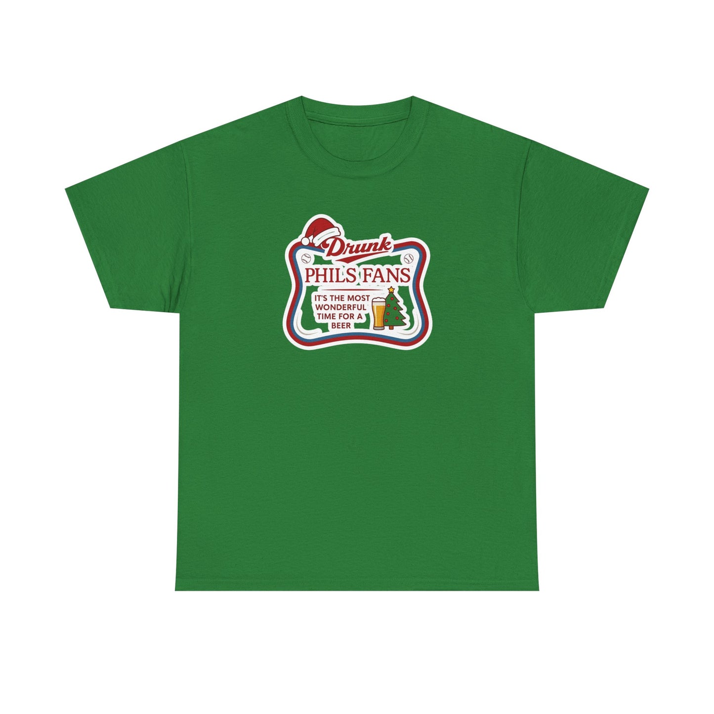 Drunk Phils Fans Holiday Tee - Holiday Cheer Shirt