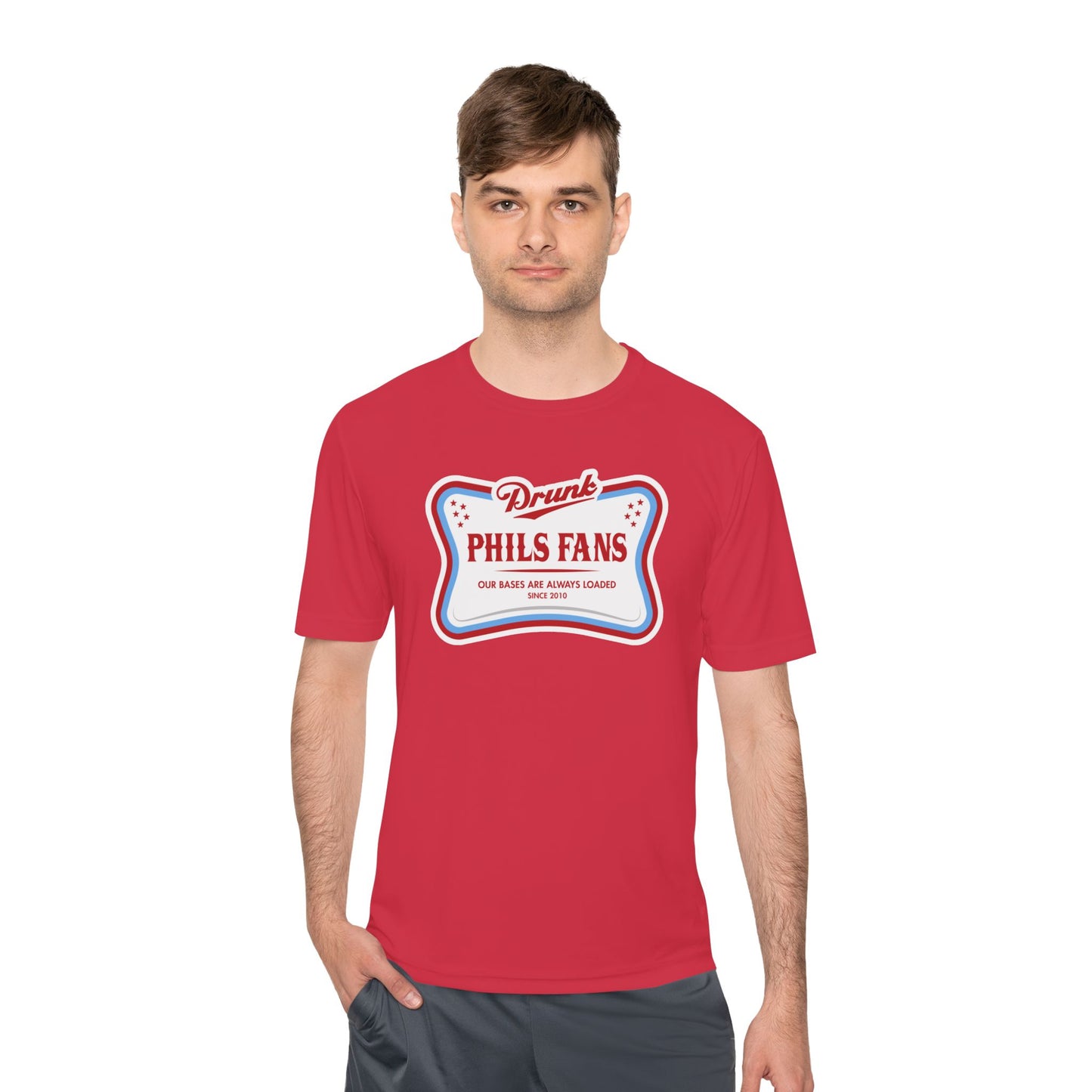 Vintage Sports Fan Tee - Drunk PHILS FANS - Perfect Gift for Gamers, Tailgating, Baseball Games, Father's Day, and Summer Fun