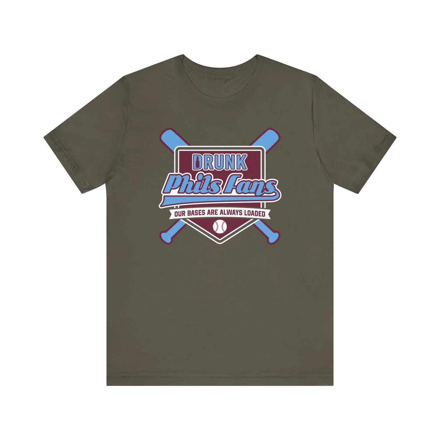 Chef Nola Drunk Phils Fans Crossed Bat Tee