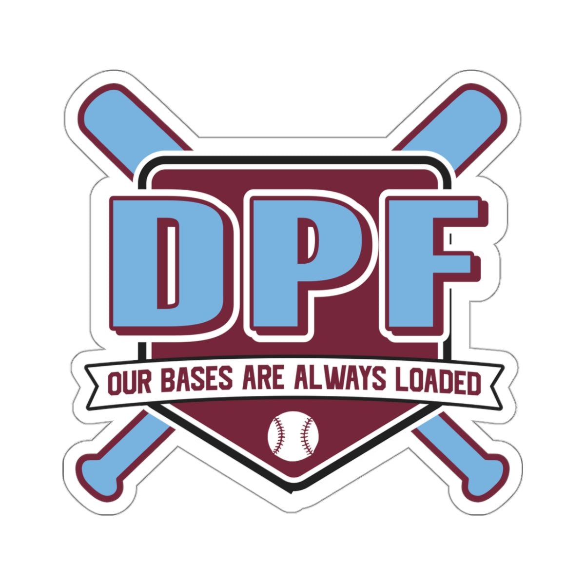 DPF Initials Stickers