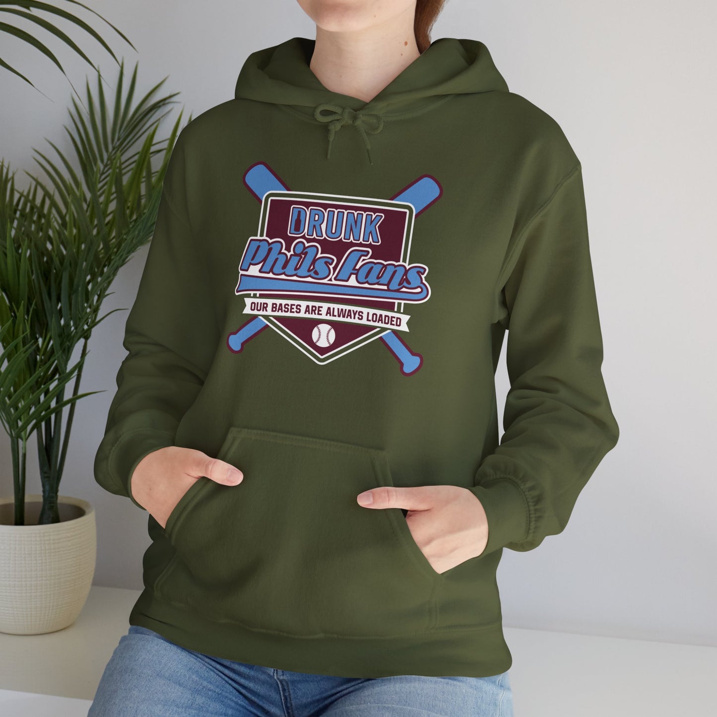 DPF Crossed Bats Hooded Sweatshirt