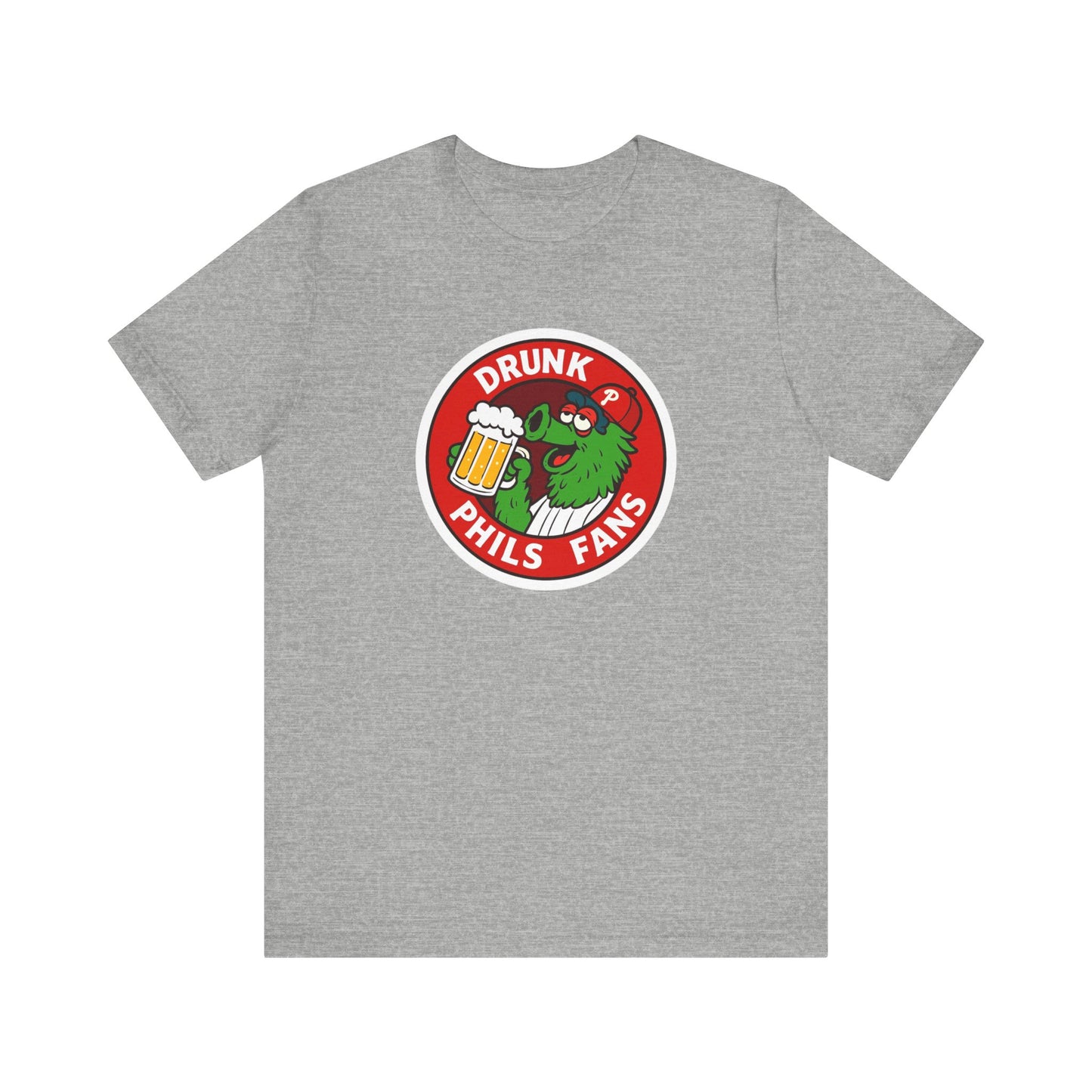 DRUNK-NATIC- Drunk Phils Fans Tee, Unisex Jersey Short Sleeve Tee, Baseball Fan Shirt, Phillies Apparel, Party Wear, Gift for Sports Lovers