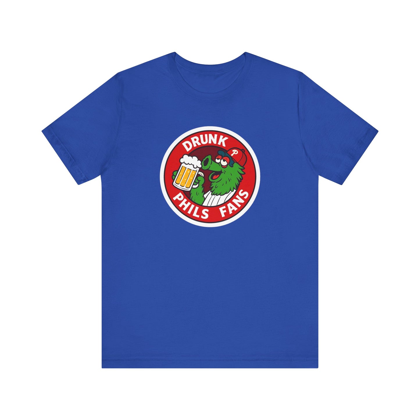 DRUNK-NATIC- Drunk Phils Fans Tee, Unisex Jersey Short Sleeve Tee, Baseball Fan Shirt, Phillies Apparel, Party Wear, Gift for Sports Lovers