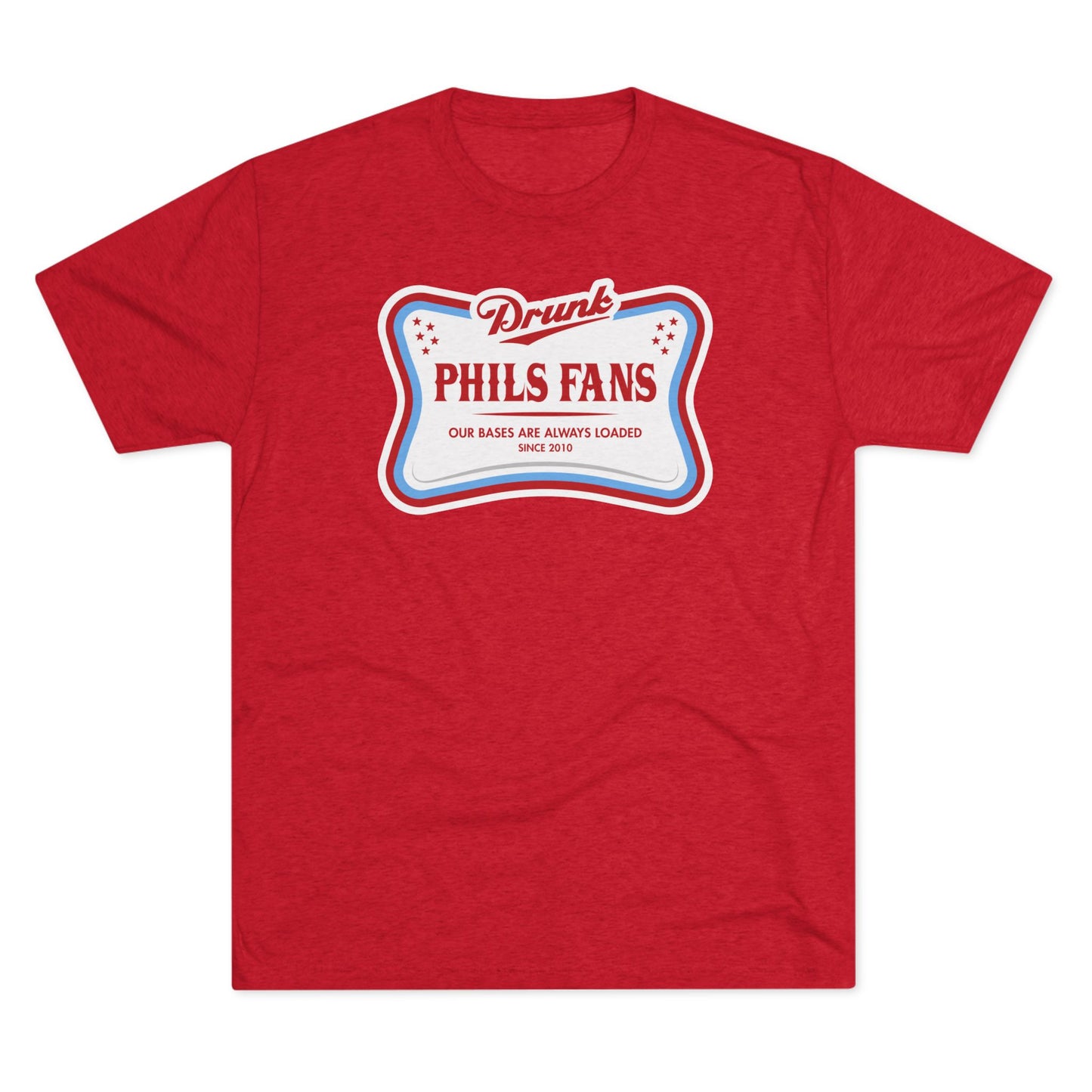 Drunk Phillies Fans Crew Tee, Unisex Sports Shirt, Baseball Game Apparel, Fun Fan Gear, Perfect for Gameday Parties