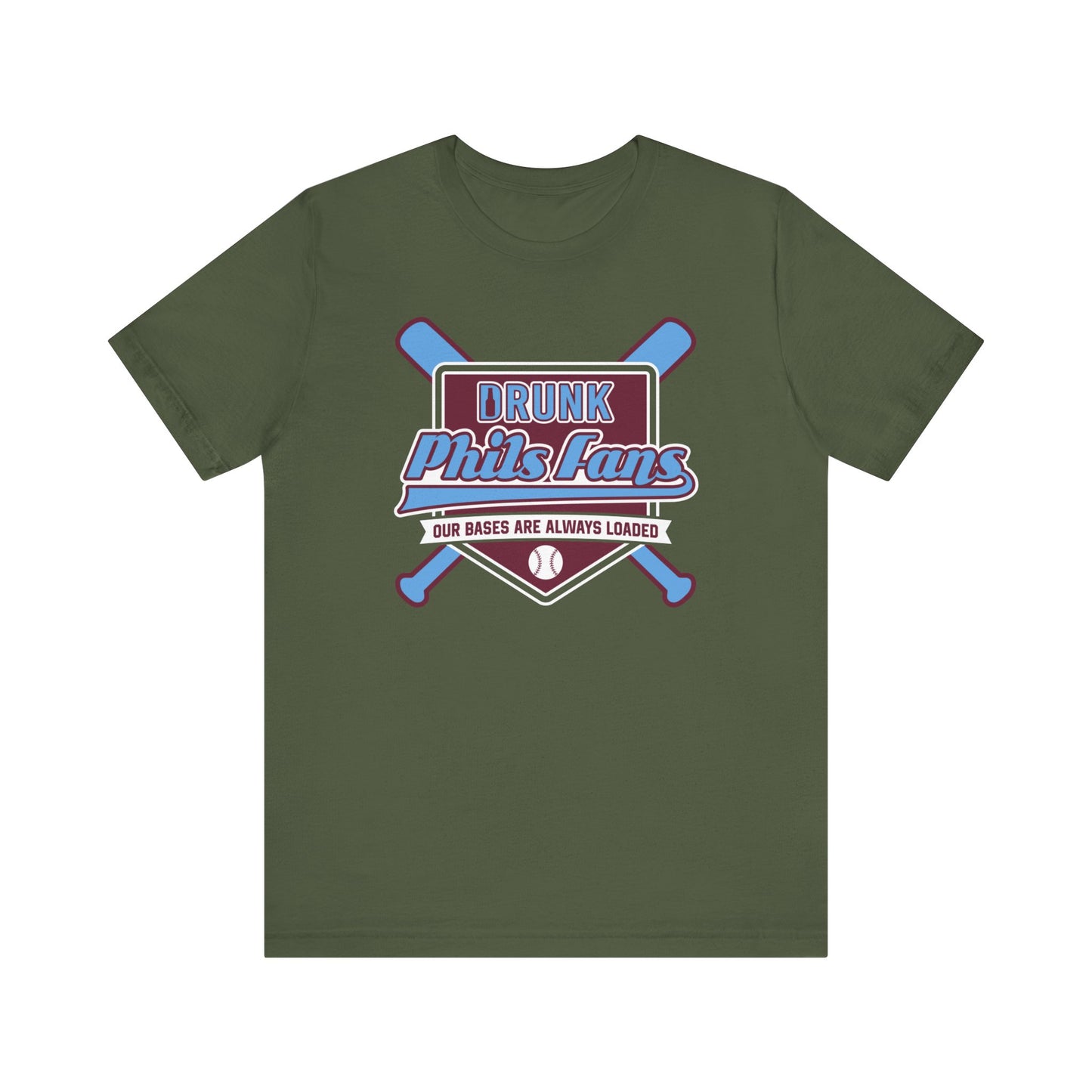 Chef Nola Drunk Phils Fans Crossed Bat Tee