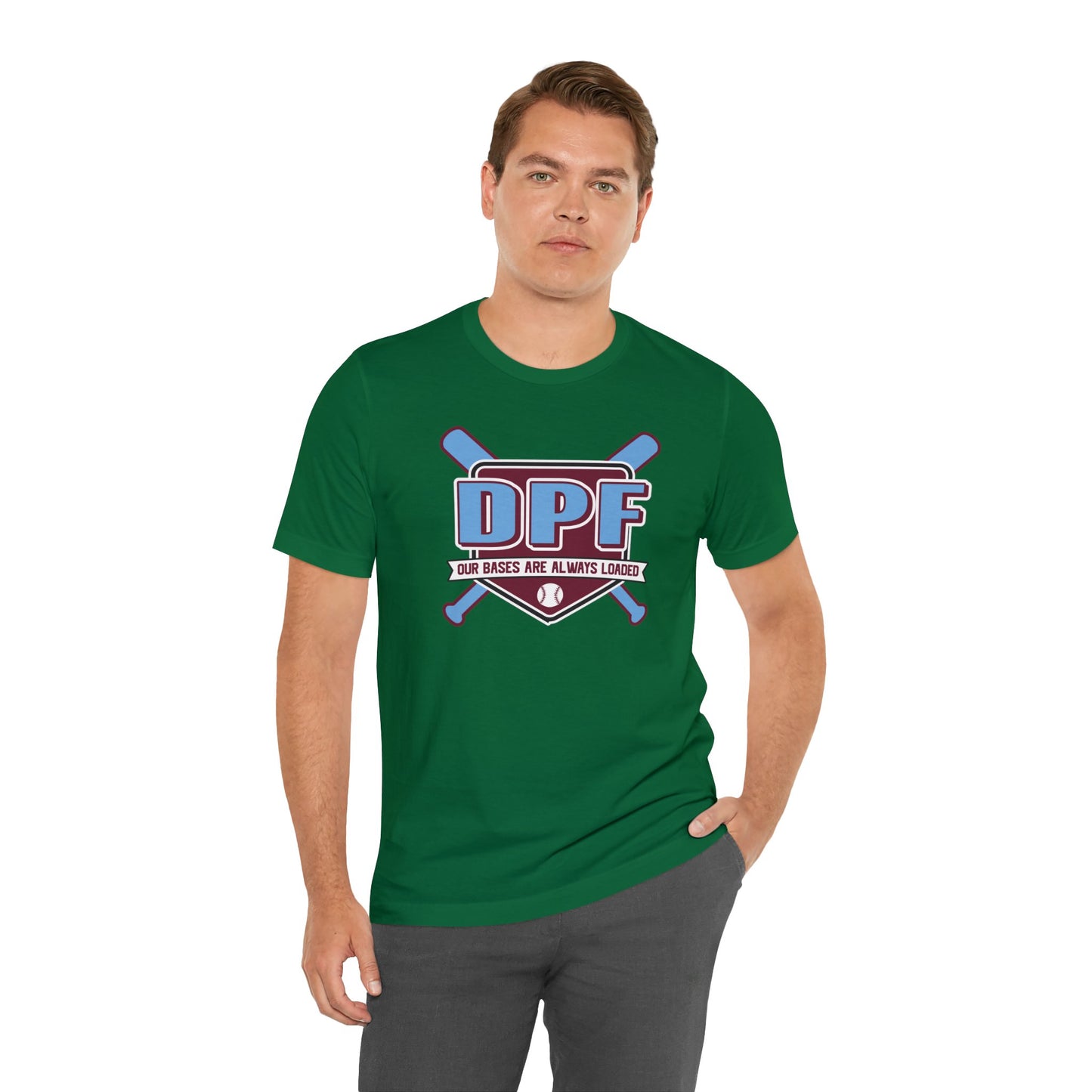 DPF Initials ST. Patrick's Day Colors T