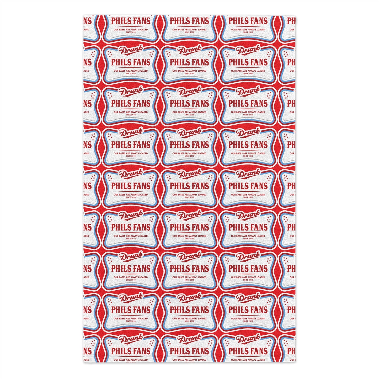 Drunk Phils Fans Rally Towel, Sports Towel, Game Day Essential, Cheer Towel, Philadelphia Phillies Gift
