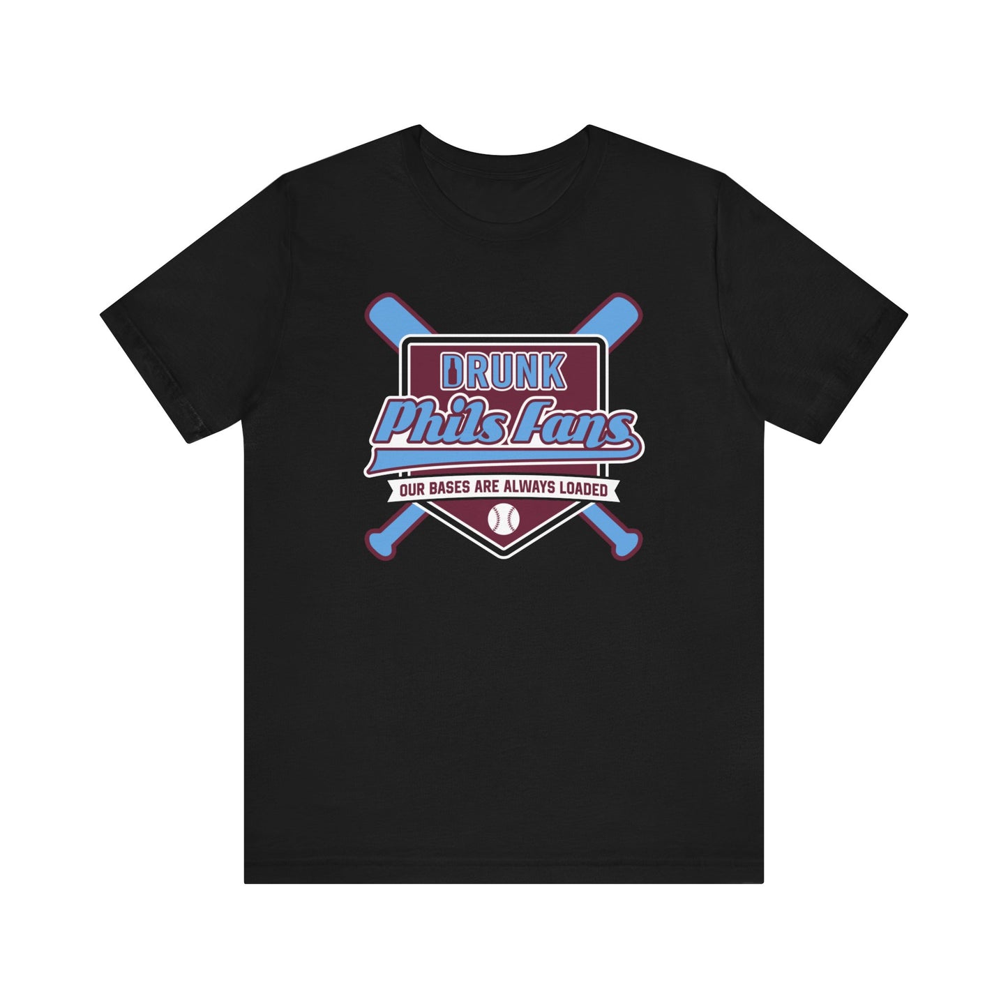 Chef Nola Drunk Phils Fans Crossed Bat Tee