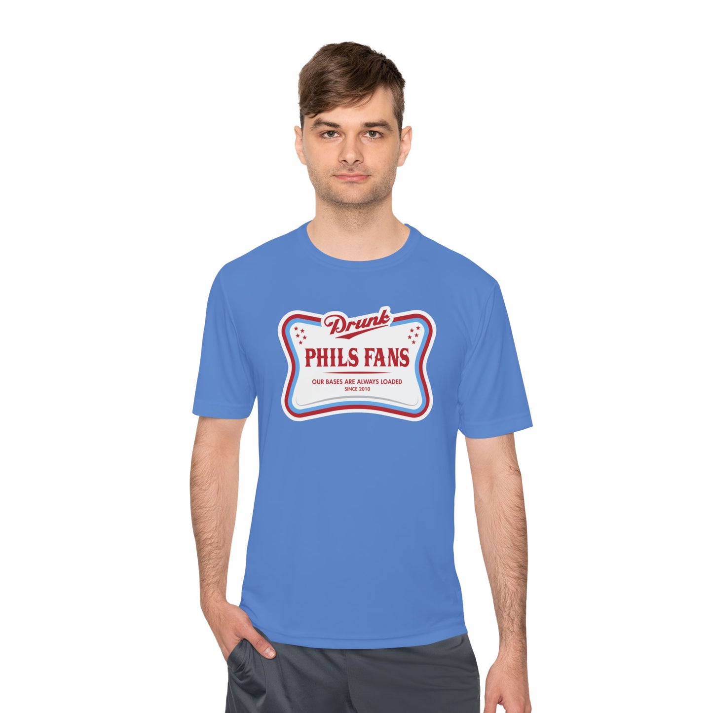 Vintage Sports Fan Tee - Drunk PHILS FANS - Perfect Gift for Gamers, Tailgating, Baseball Games, Father's Day, and Summer Fun
