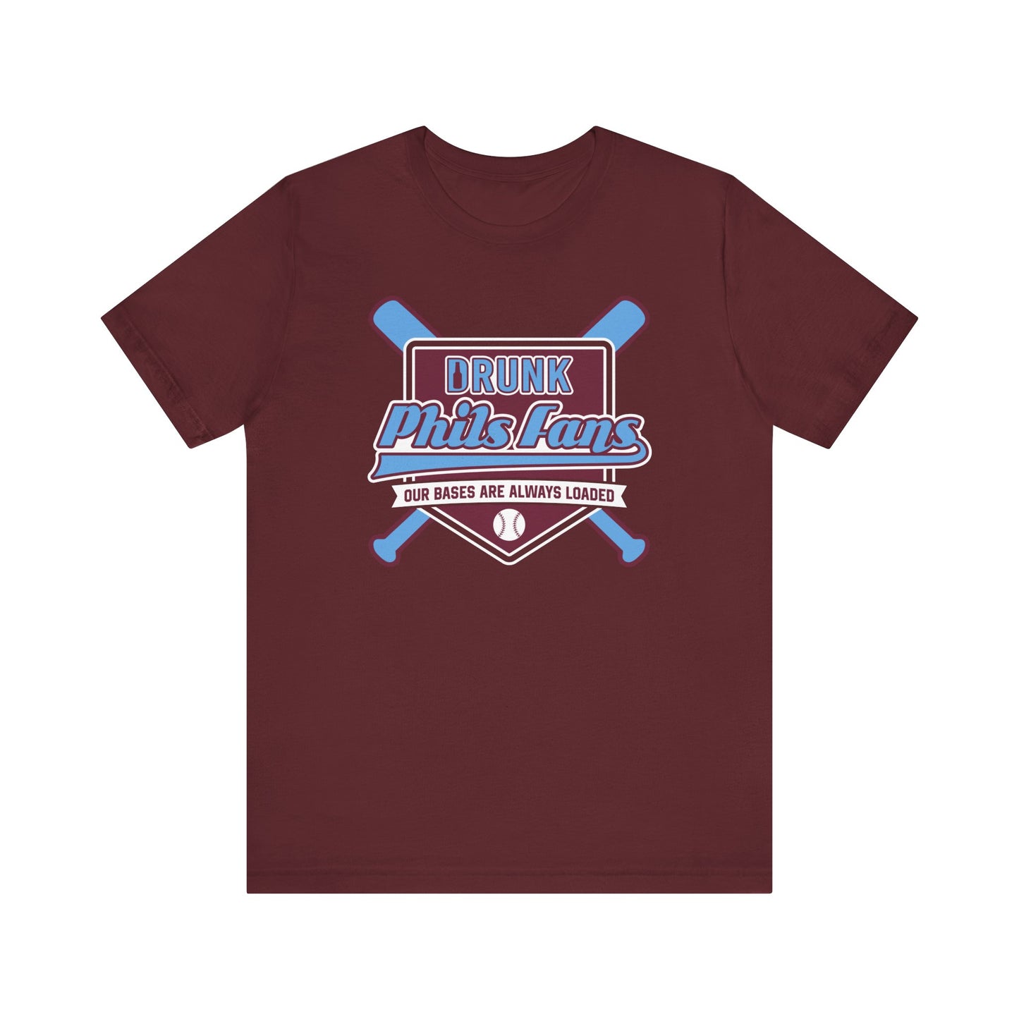 "CY"-Juan Walker Drunk Phils Fans Crossed Bat Tee