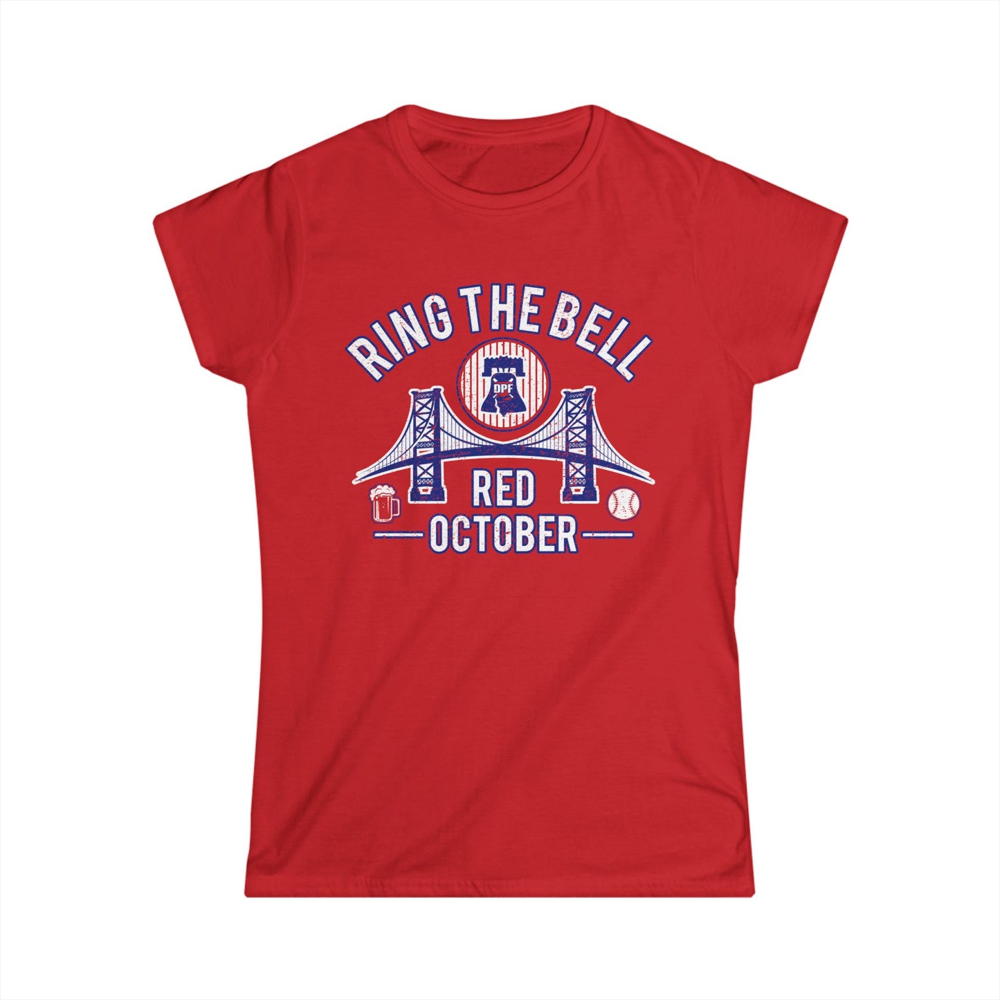 DPF Women's Vintage Red October Softstyle Tee