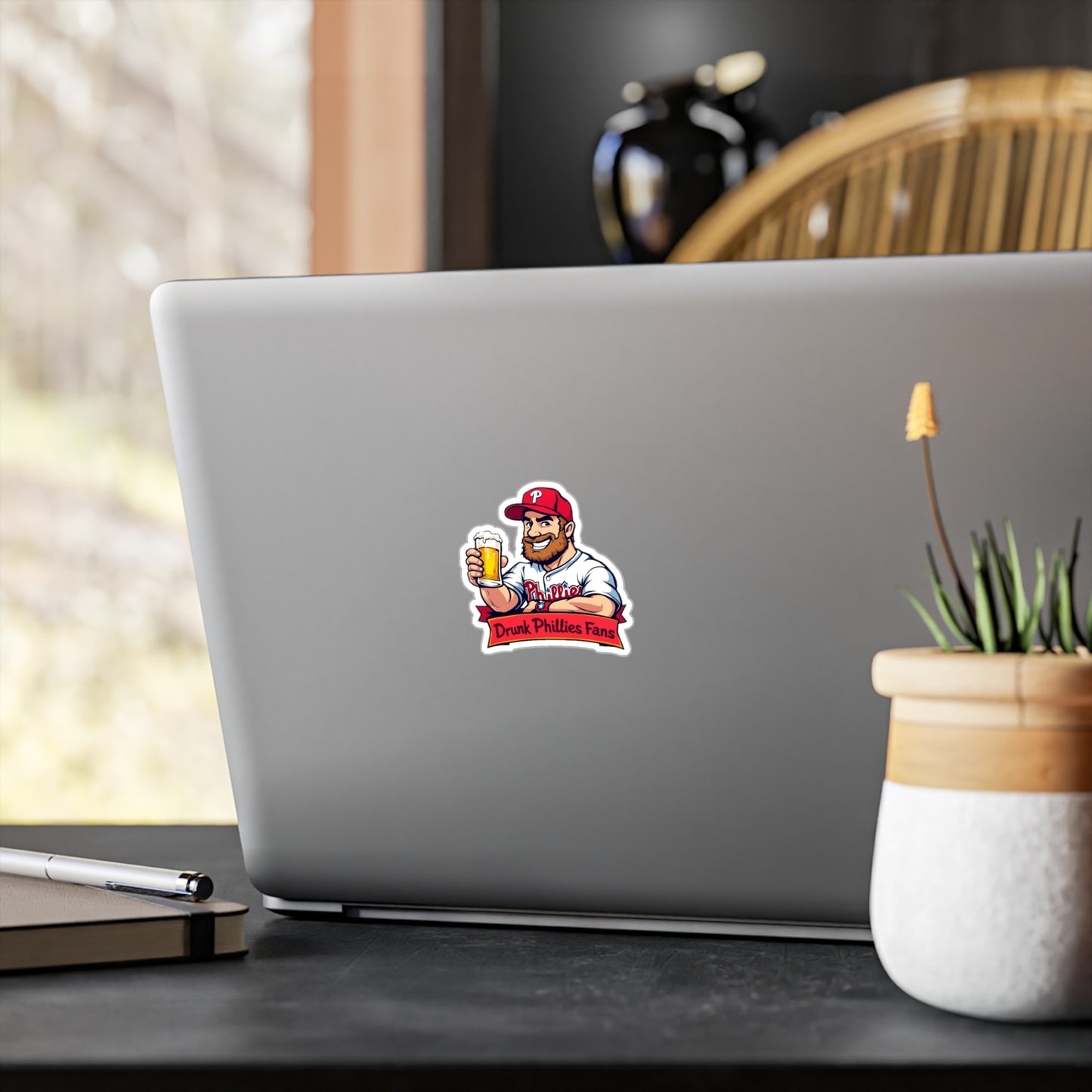 Drunk Phillies Fans Kiss-Cut Vinyl Decal | Perfect for Sports Lovers & Party Enthusiasts