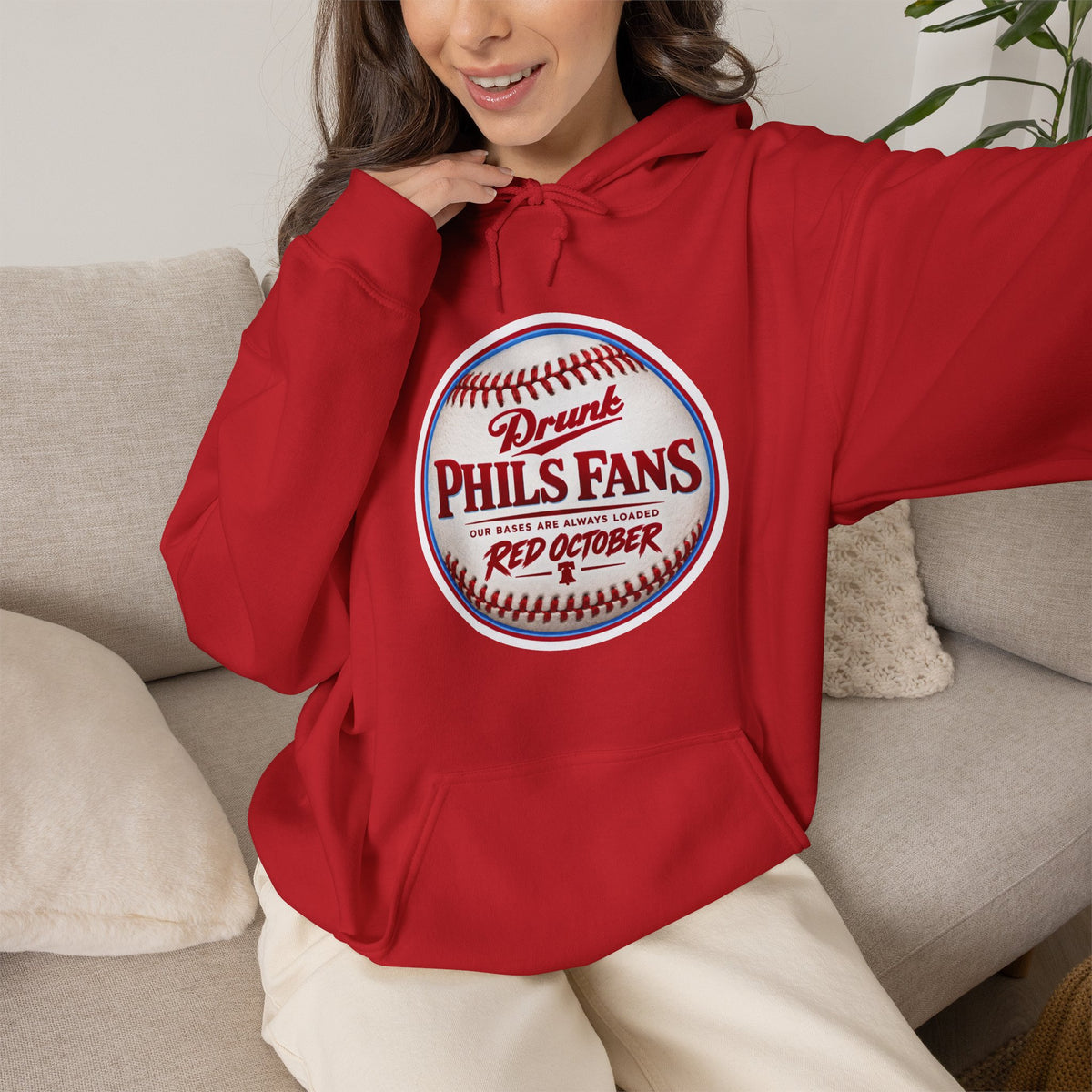 DPF Red October Ball -Baseball Hoodie