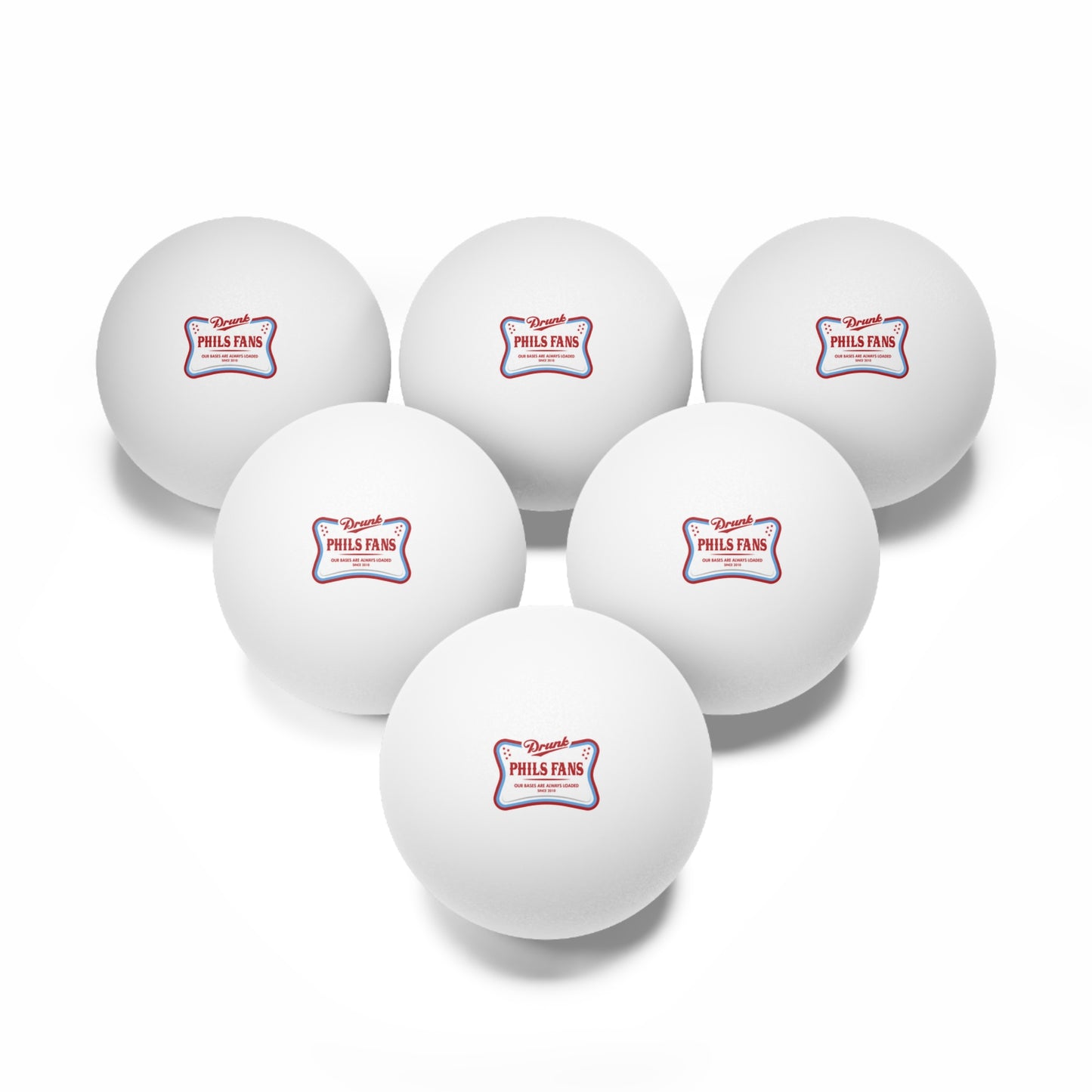 6 pcs - DPF Beer Pong Set