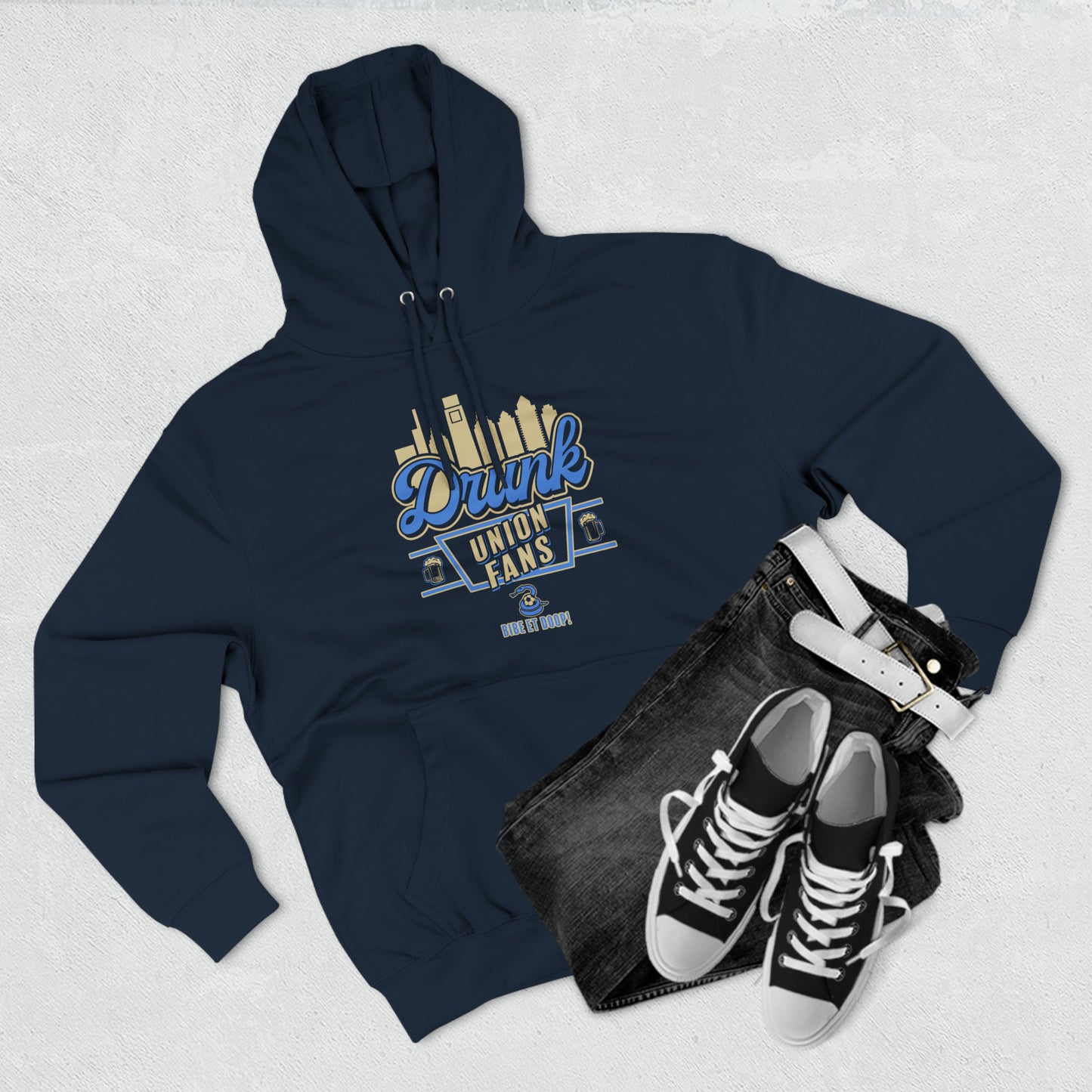Drunk Union Fans Three-Panel Fleece Hoodie