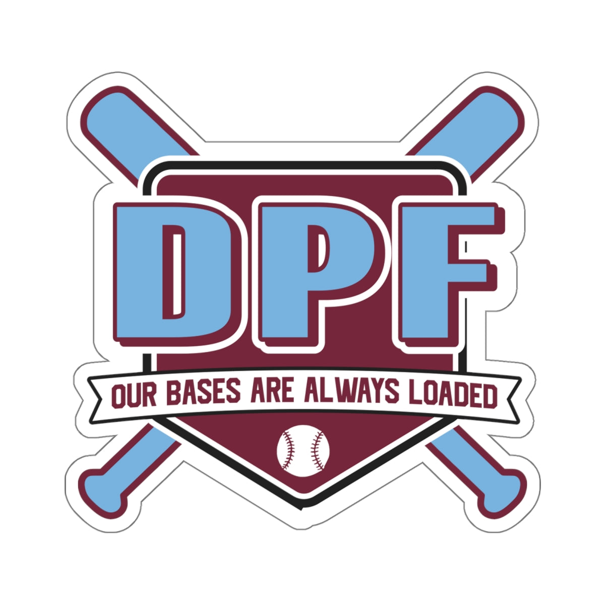 DPF Initials Stickers
