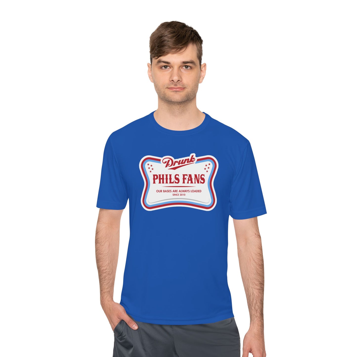 Vintage Sports Fan Tee - Drunk PHILS FANS - Perfect Gift for Gamers, Tailgating, Baseball Games, Father's Day, and Summer Fun