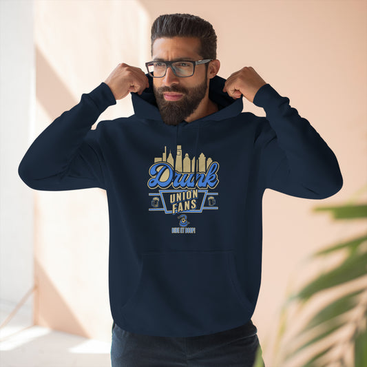 Drunk Union Fans Three-Panel Fleece Hoodie