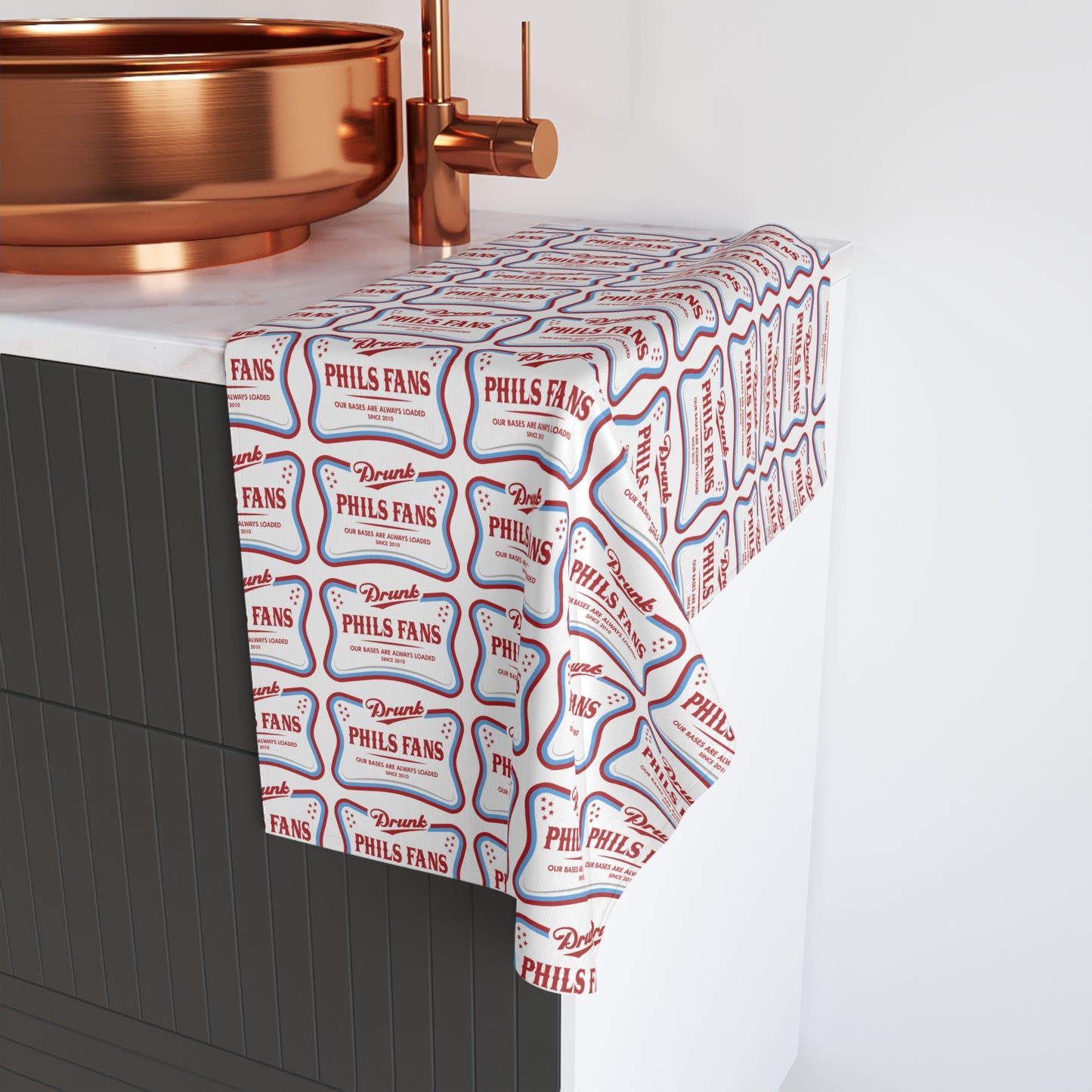 DPF Rally Towel for Phillies Fans | Perfect for Game Day, Kitchen Decor, Party Supplies, Gift Ideas