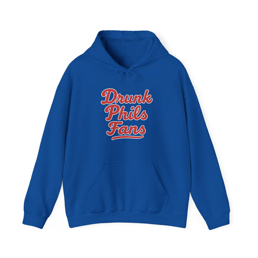 Drunk Phils Fans Script Hoodie