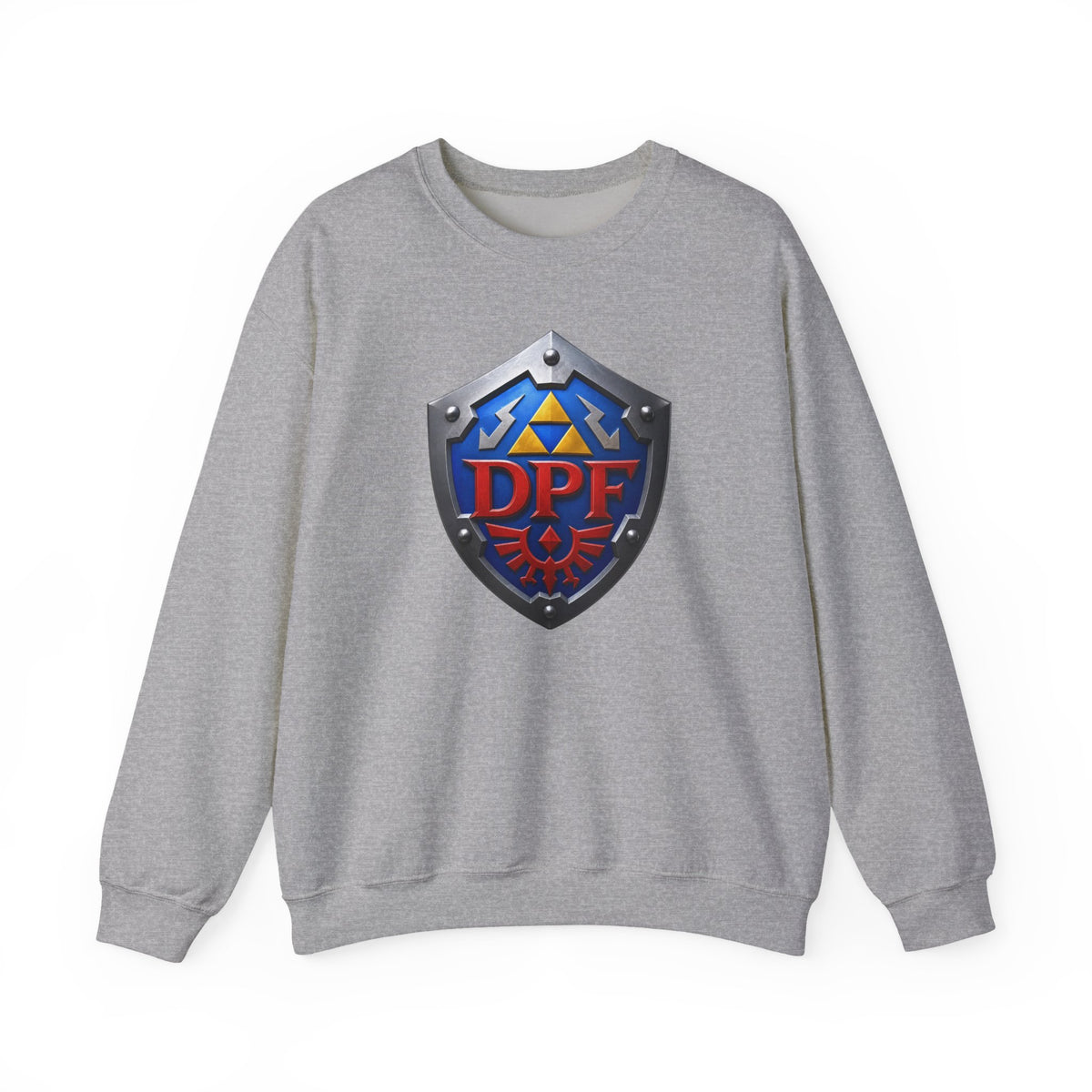 Gaming Shield Crewneck Sweatshirt – DPF Emblem