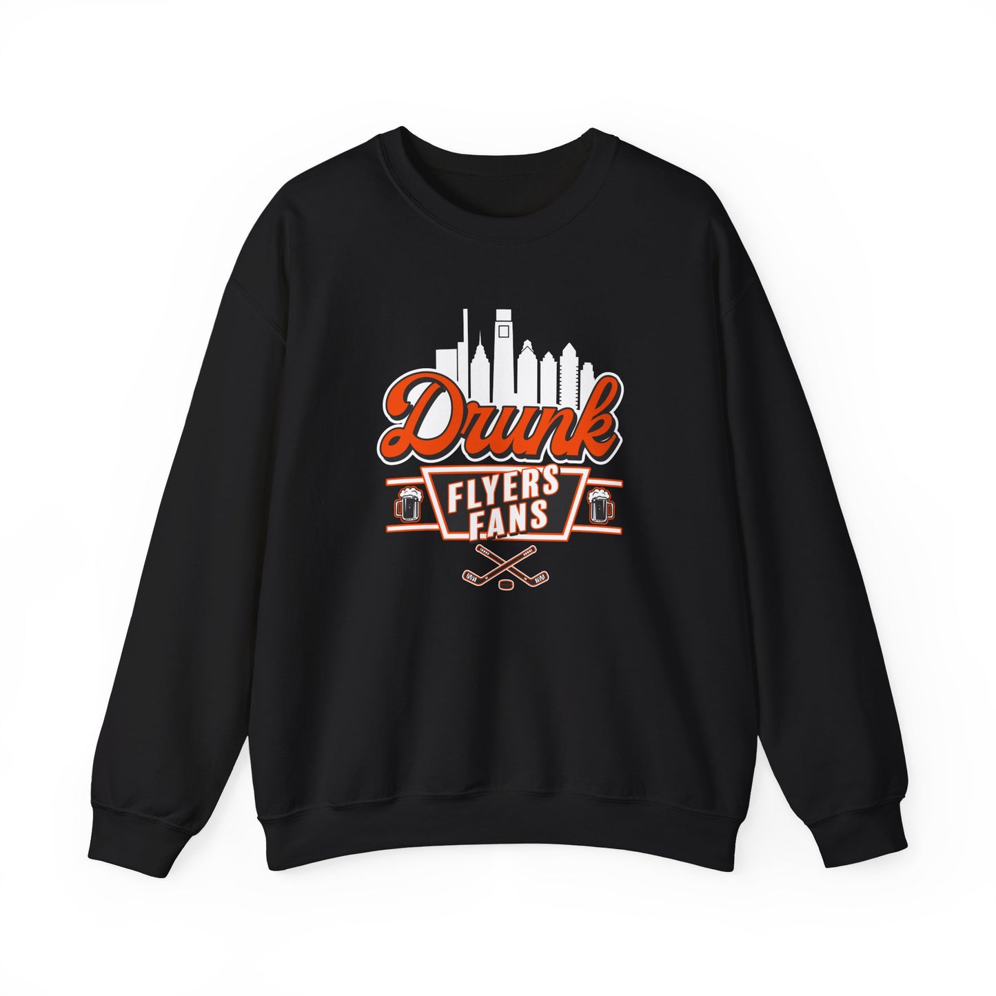 Drunk Flyers Fans Unisex Crewneck Sweatshirt | Sports Apparel, Casual Wear, Gift for Fans, Game Day Outfit, Comfortable Sweater