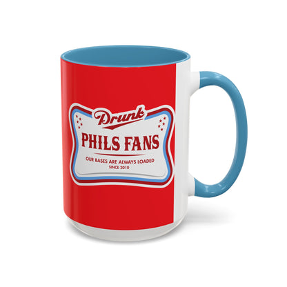Drunk Phils Fans FTM Coffee Mug — Funny Baseball Fan Gift (11/15 oz)