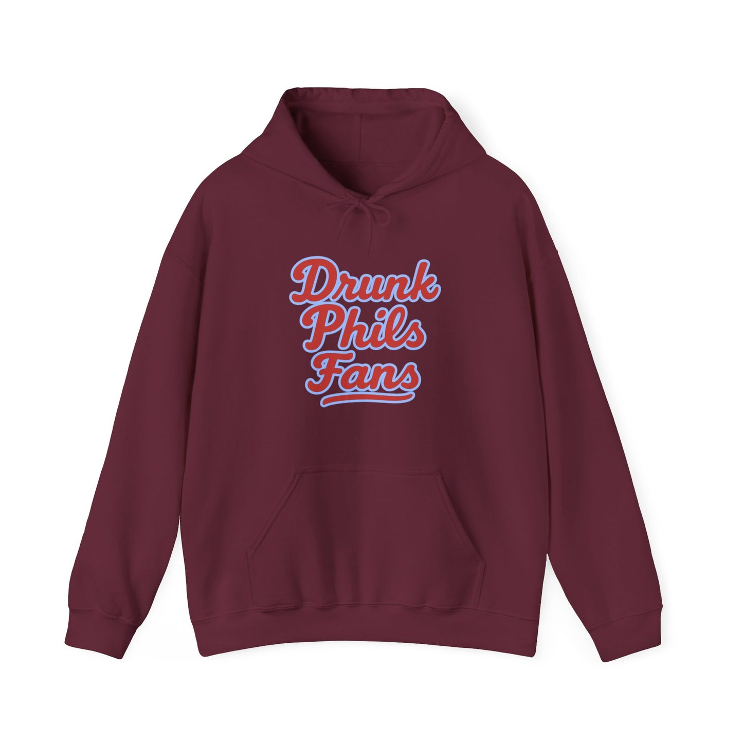 Drunk Phils Fans Script Hoodie