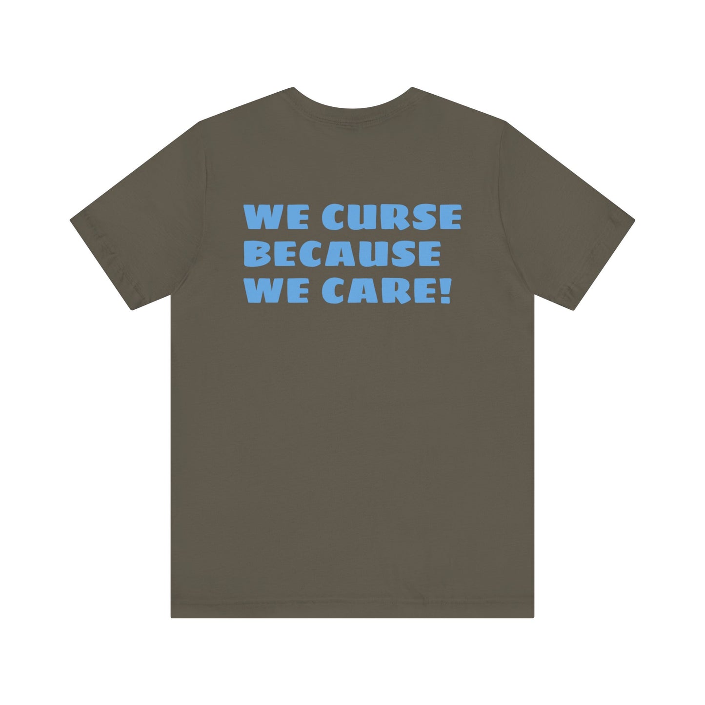 We Curse Because We Care Drunk Phils Fans Crossed Bat Tee