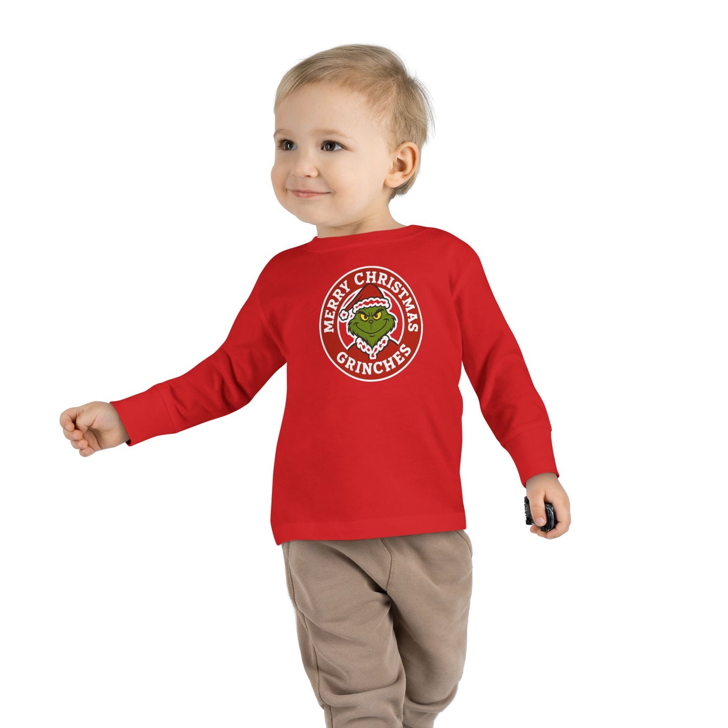 Grinch 'Merry Christmas Grinches' Toddler Long Sleeve Tee