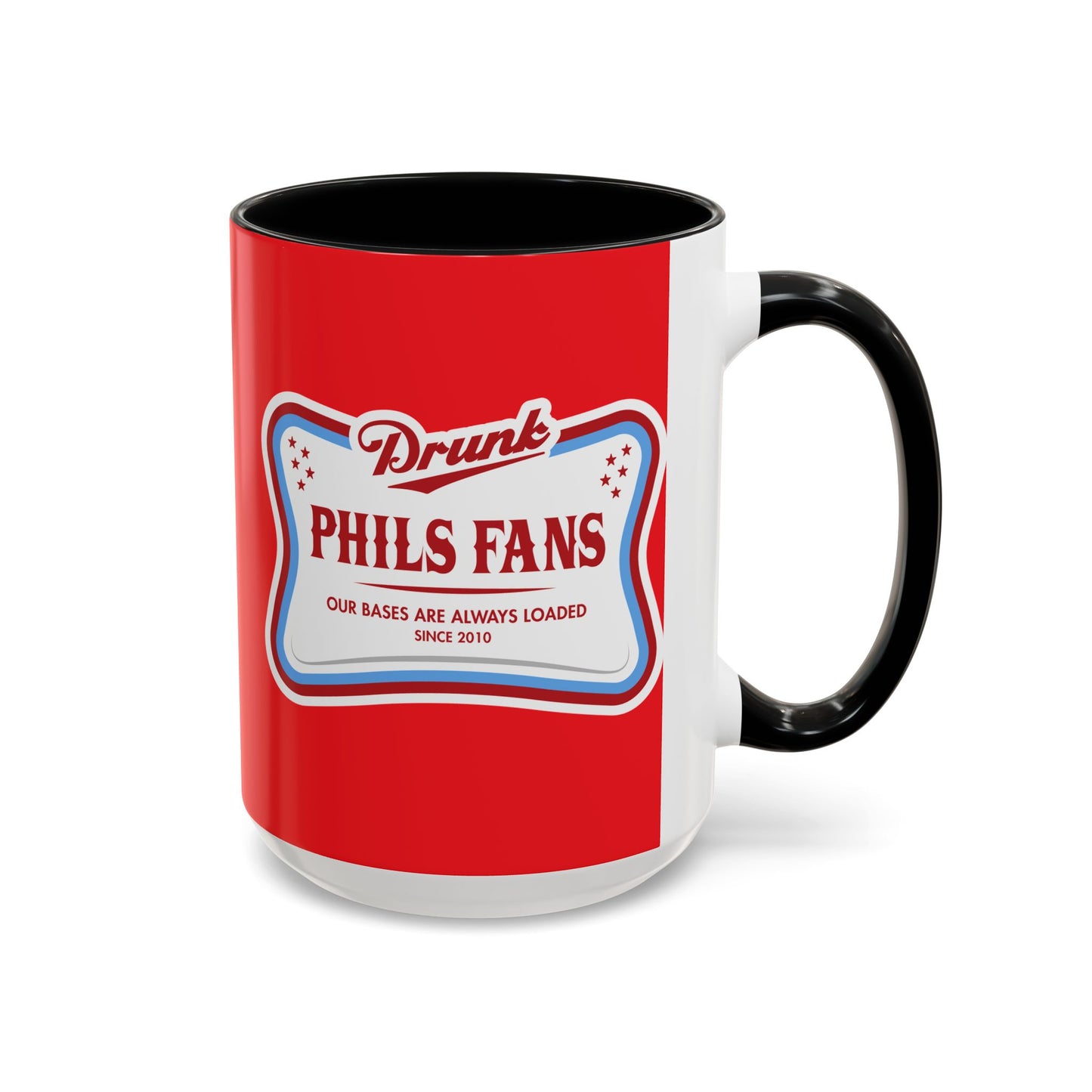 Drunk Phils Fans FTM Coffee Mug — Funny Baseball Fan Gift (11/15 oz)