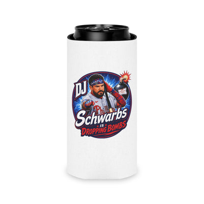 DJ Schwarbs 'Dropping Bombs' Baseball Fan Koozie FTM on bottom!