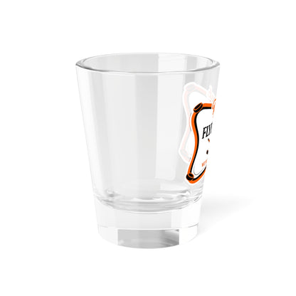 Drunk Flyers Fans Shot Glass — Funny Hockey Drinking Gift (1.5 oz)