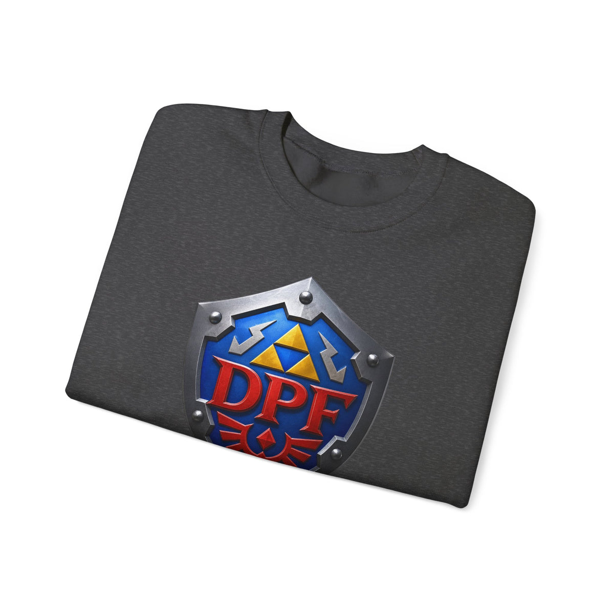 Gaming Shield Crewneck Sweatshirt – DPF Emblem