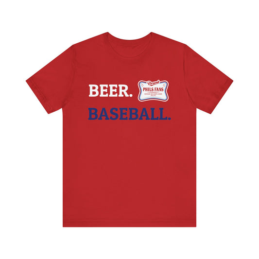 DFP Baseball Tee - DPF and the Phillies and Beer go hand in hand