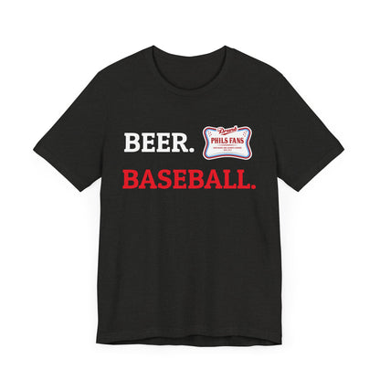 DFP Baseball Tee - DPF and the Phillies and Beer go hand in hand