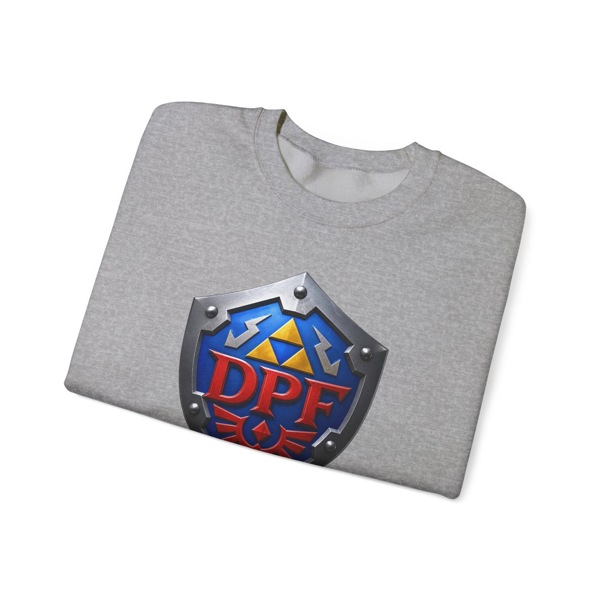 Gaming Shield Crewneck Sweatshirt – DPF Emblem