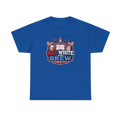 DPF Red White and Brew Tee - Patriotic 4th of July T-Shirt